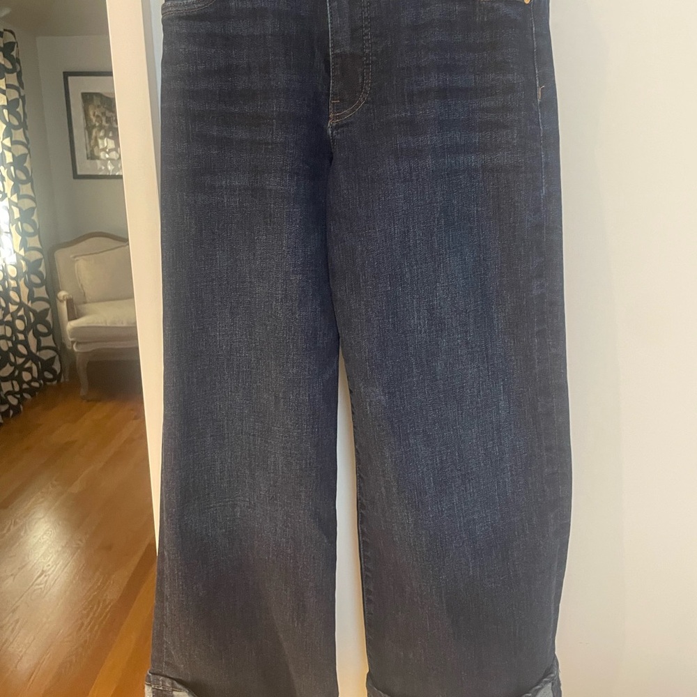 Kut from the Kloth Dark Blue wide leg Jeans